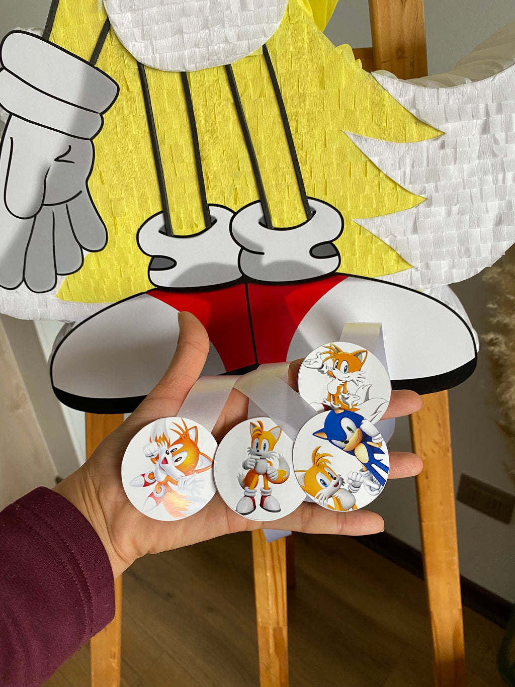 PIÑATA TAILS DE SONIC 60CM PREMIUM