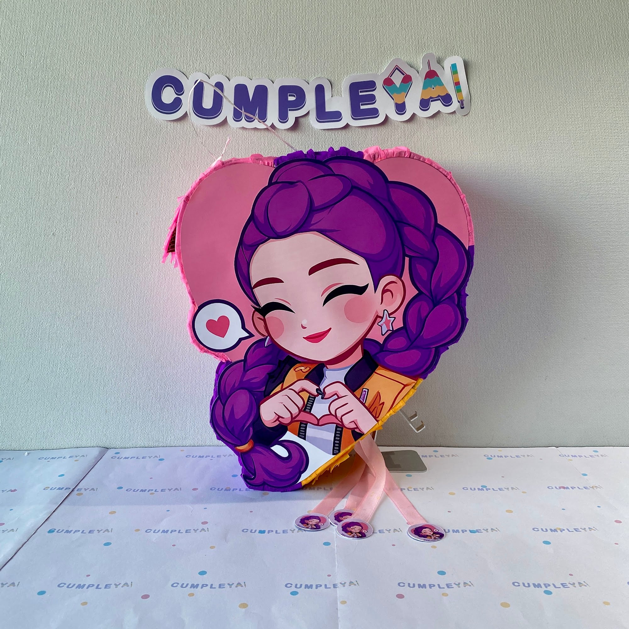PIÑATA RUMI DE KPOP DEMON 40CM FIGURA EXPRÉS