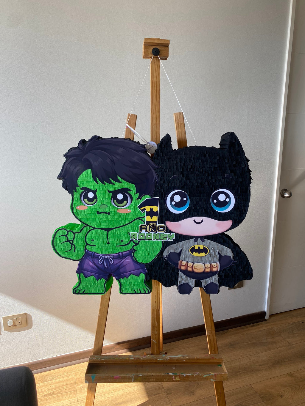 PIÑATA HULK Y BATMAN 60CM PREMIUM