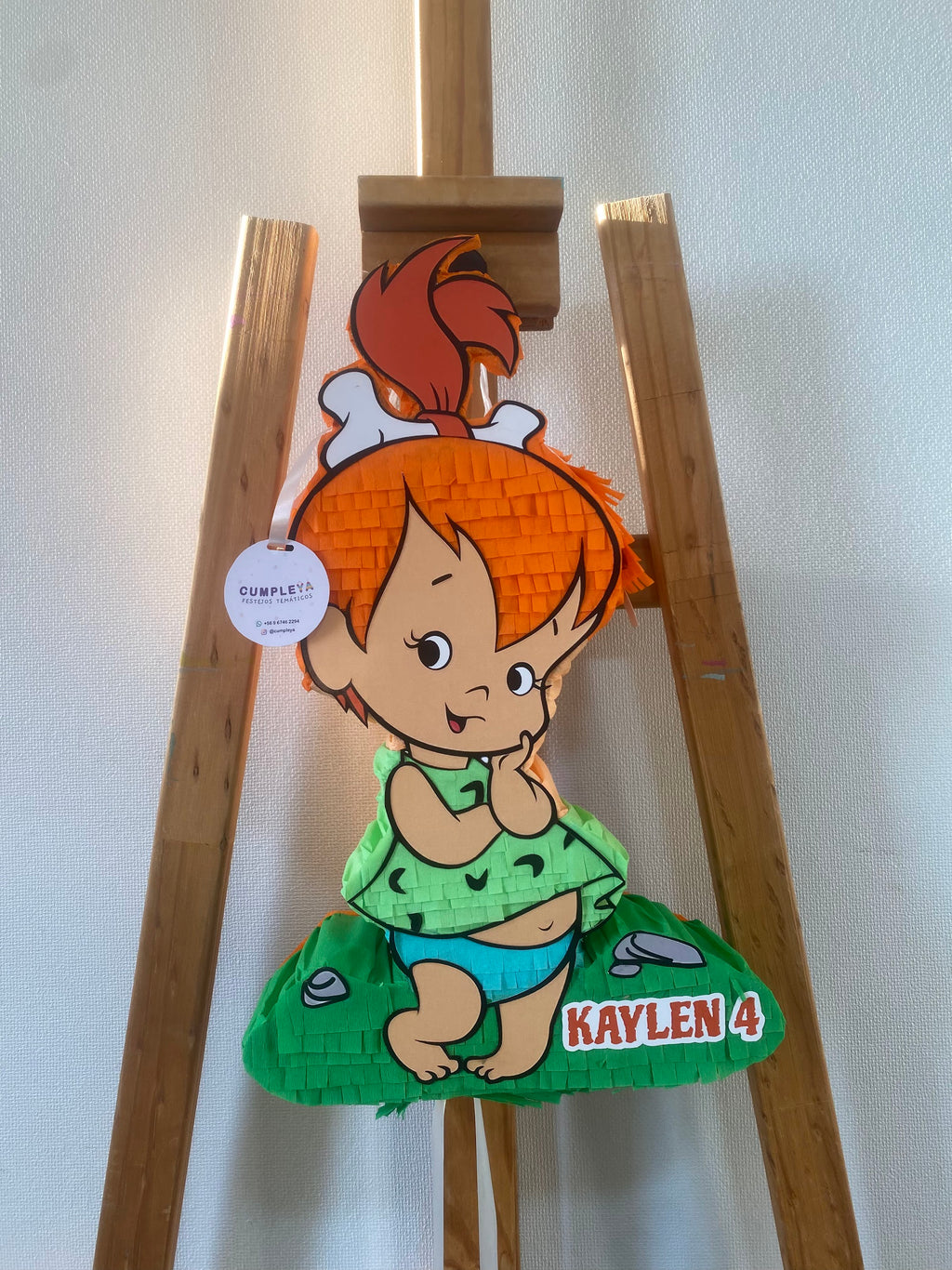 PIÑATA PEBBLES DE PICAPIEDRAS 40CM PREMIUM