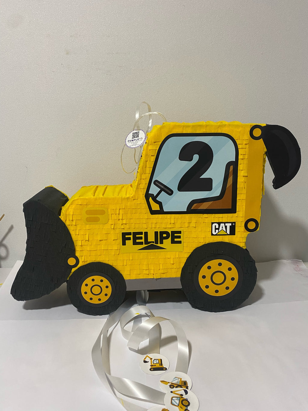 PIÑATA CAMIÓN PALA 40CM PREMIUM