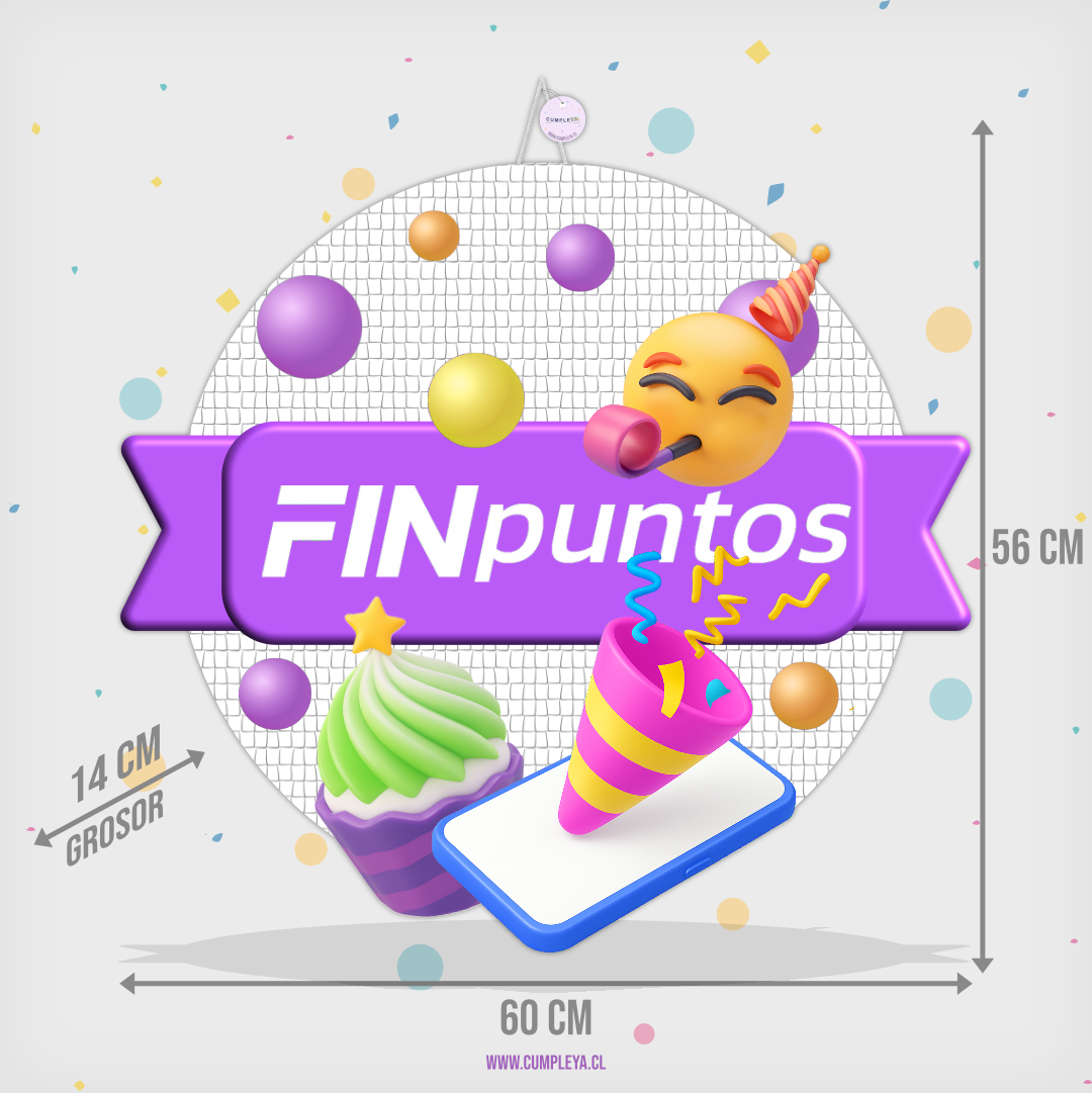 PIÑATA PERSONALIZADA CORPORATIVA DE LA EMPRESA FINFAST 60CM PREMIUM