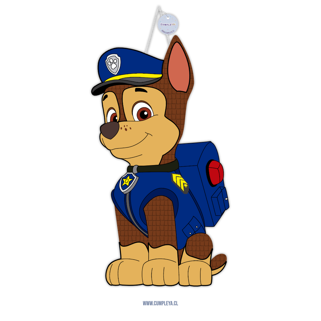 PIÑATA CHASE PAW PATROL 60CM PREMIUM