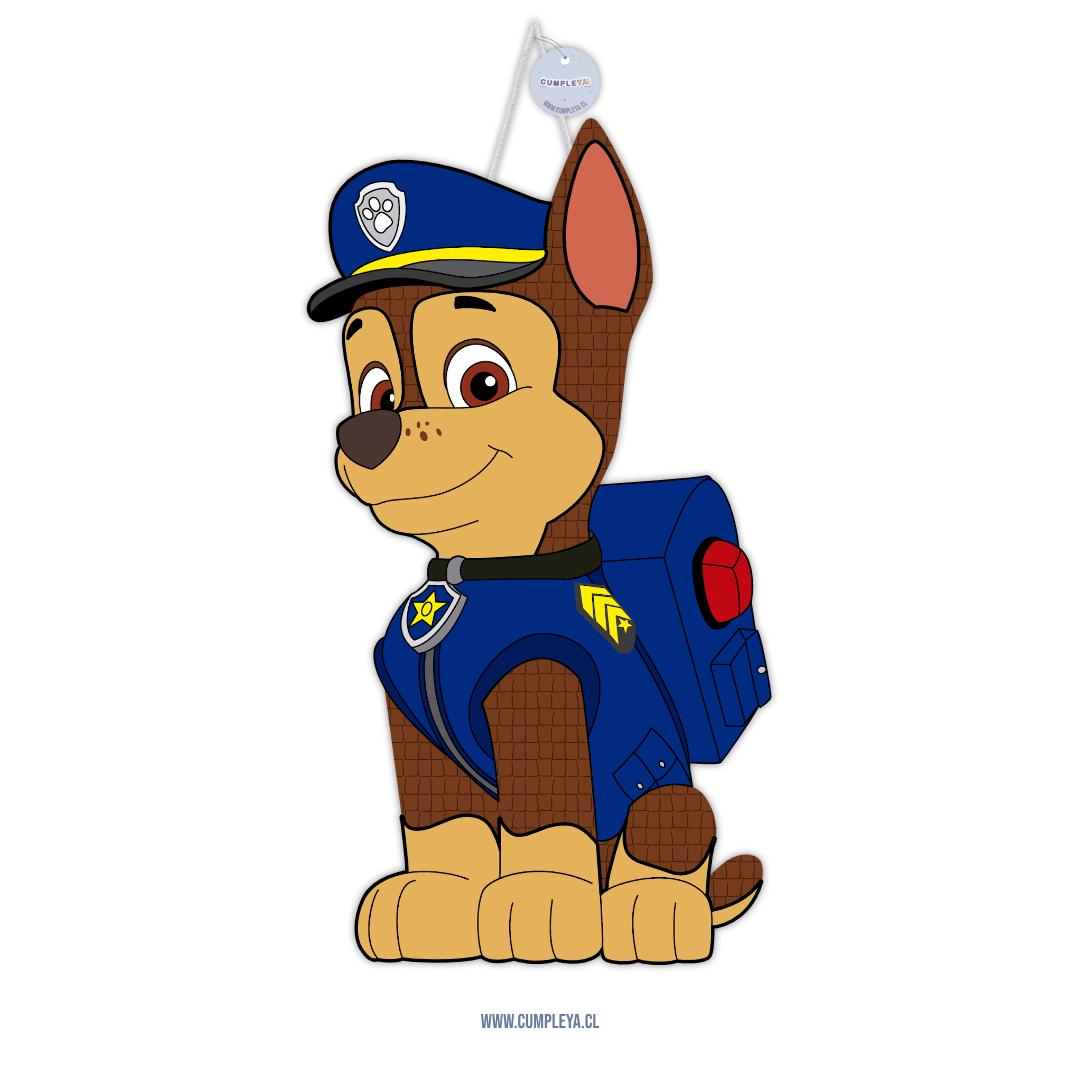 PIÑATA CHASE PAW PATROL 60CM PREMIUM