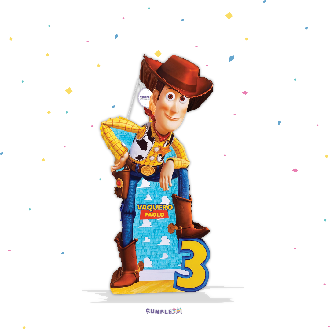 PIÑATA WOODY TOY STORY 60CM PREMIUM