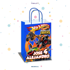 BOLSA SORPRESA 16 × 21 × 8 CM MONSTER TRUCK