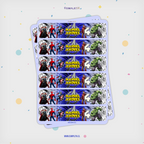 STICKER PARA BOTELLA 12 U LOS VENGADORES