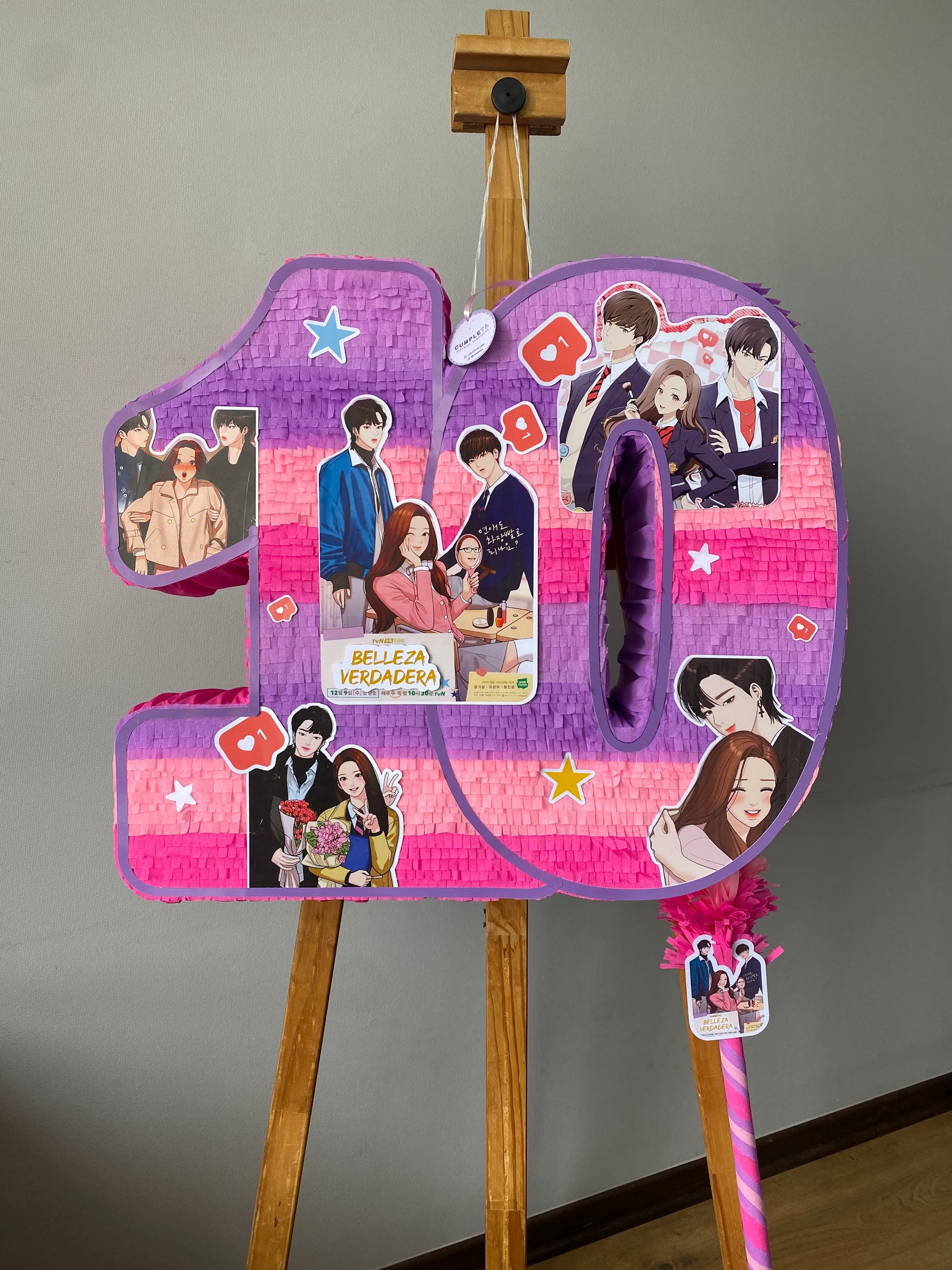 PIÑATA MI BELLEZA VERDADERA / TRUE BEAUTY 60CM PREMIUM