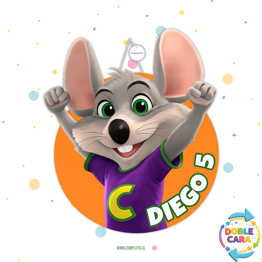PIÑATA 40 CM CHUCK E CHEESE