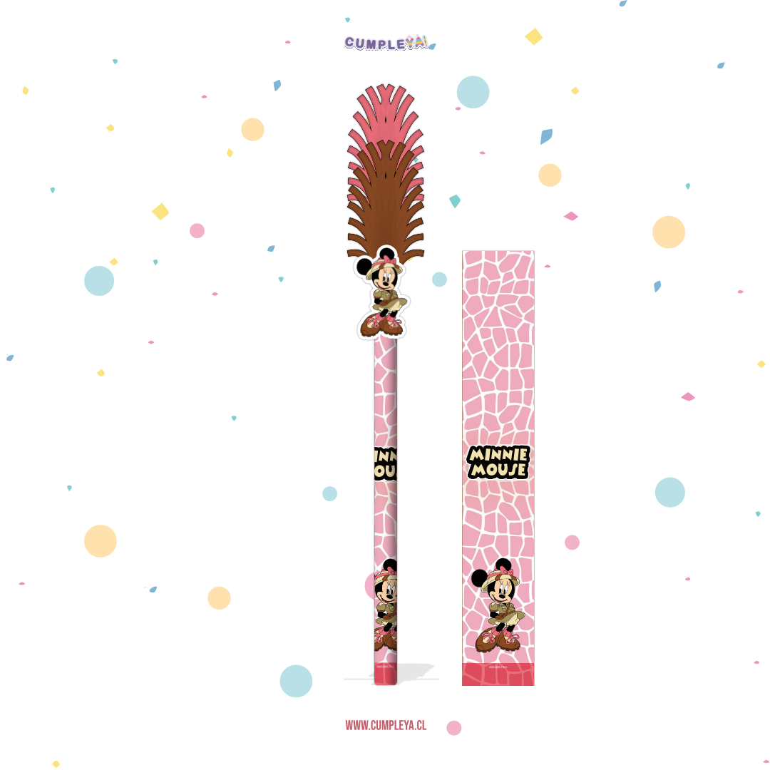 BASTÓN MINNIE SAFARI TEMÁTICO PARA PIÑATA